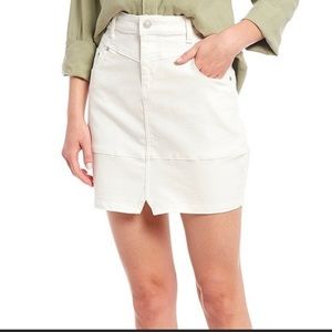 Chelsea & Violet white denim skirt size 27